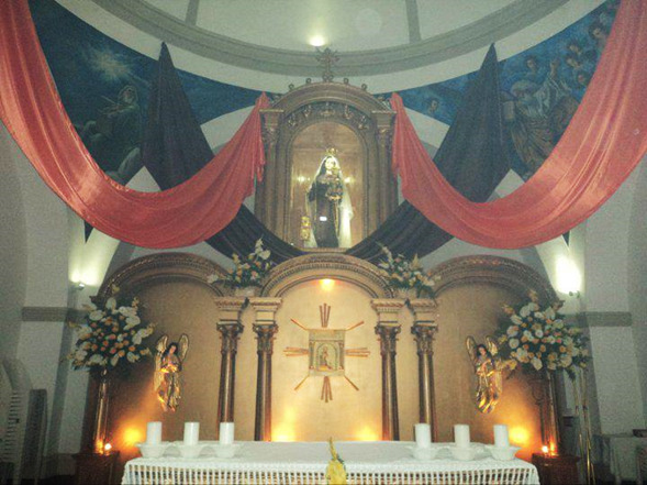 Iglesia del Carmen, interior, frente