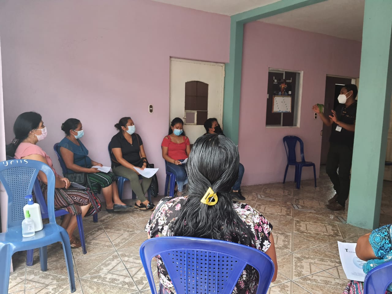 Taller de demostración del uso de la medicina ancestral