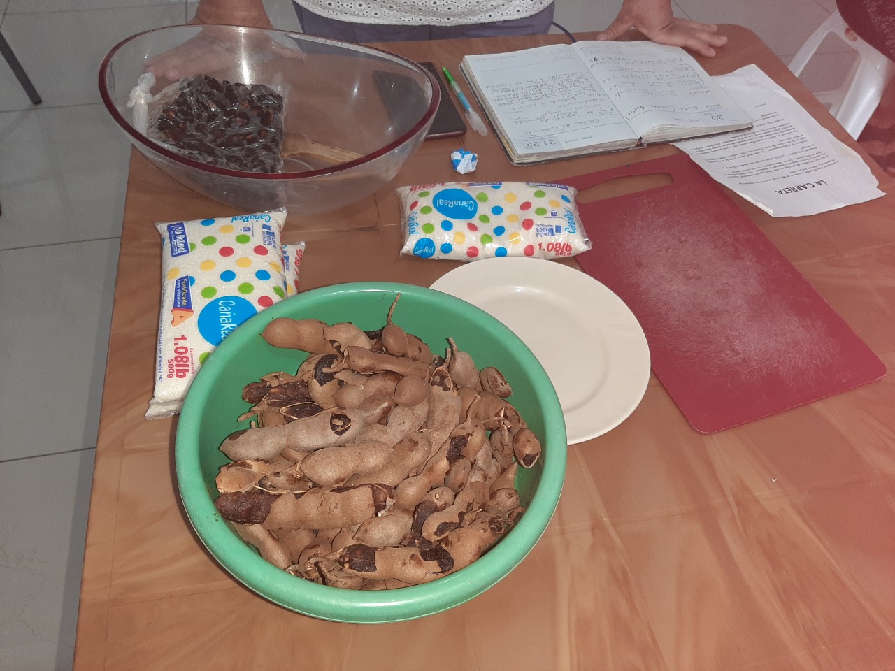 Taller en el que se elaboraron dulces de tamarindo