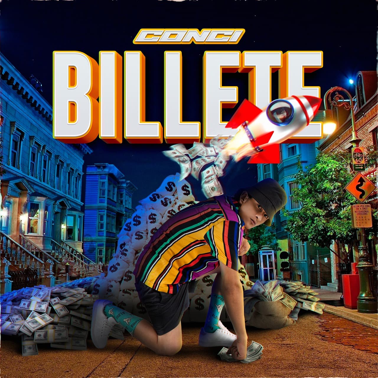 Portada de mi primera canción titulada billete