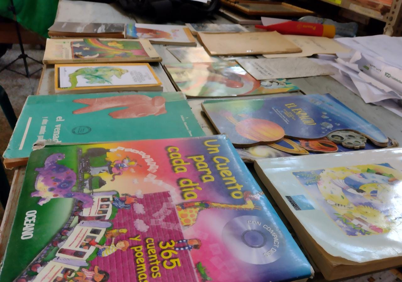 Taller de lectura de cuentos infantiles en San Pedro Pinula, Jalapa