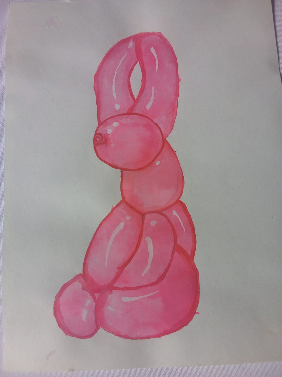 figura de conejo globoflexia