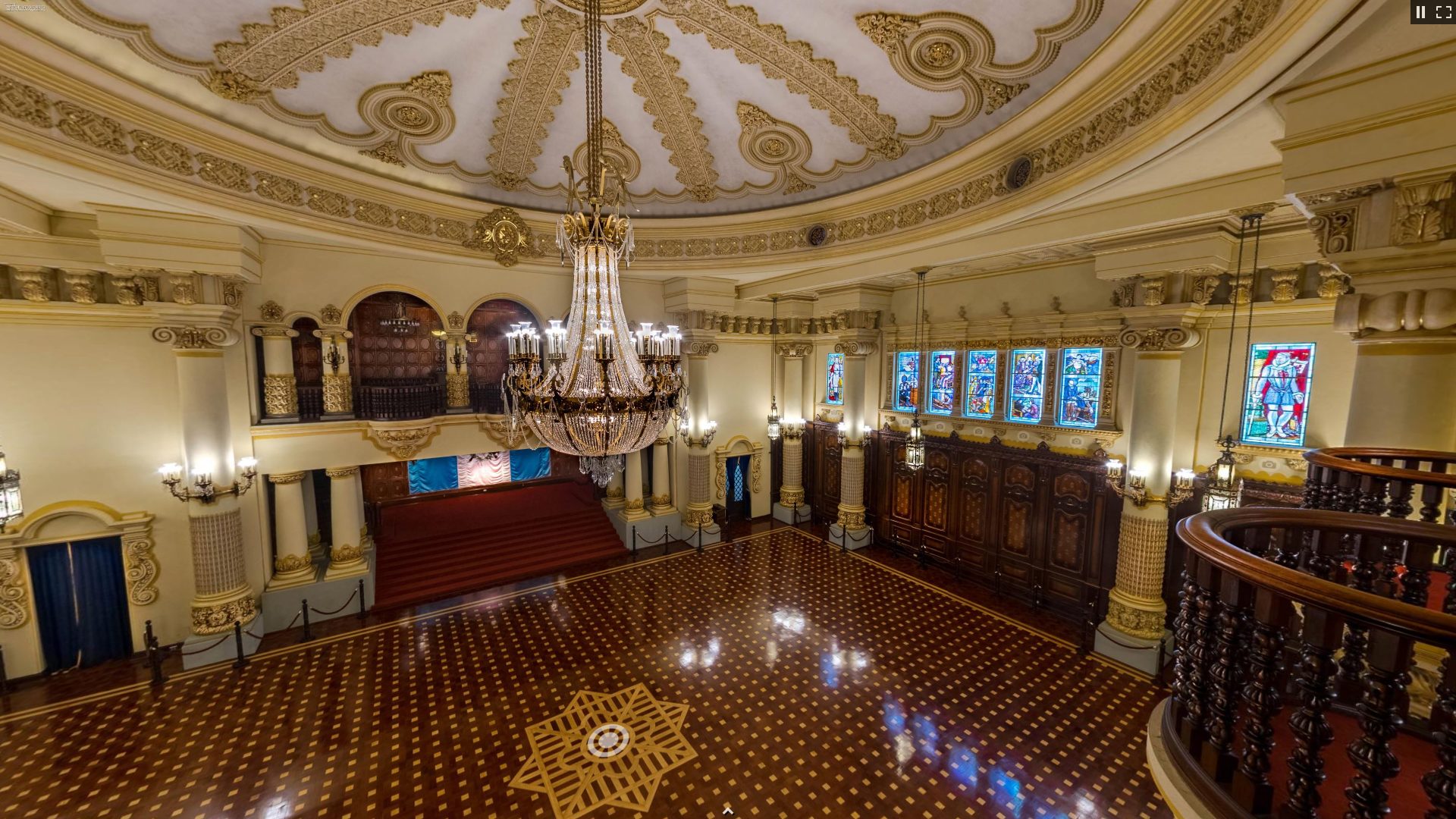 Palacio Nacional de la Cultura salón Banderas