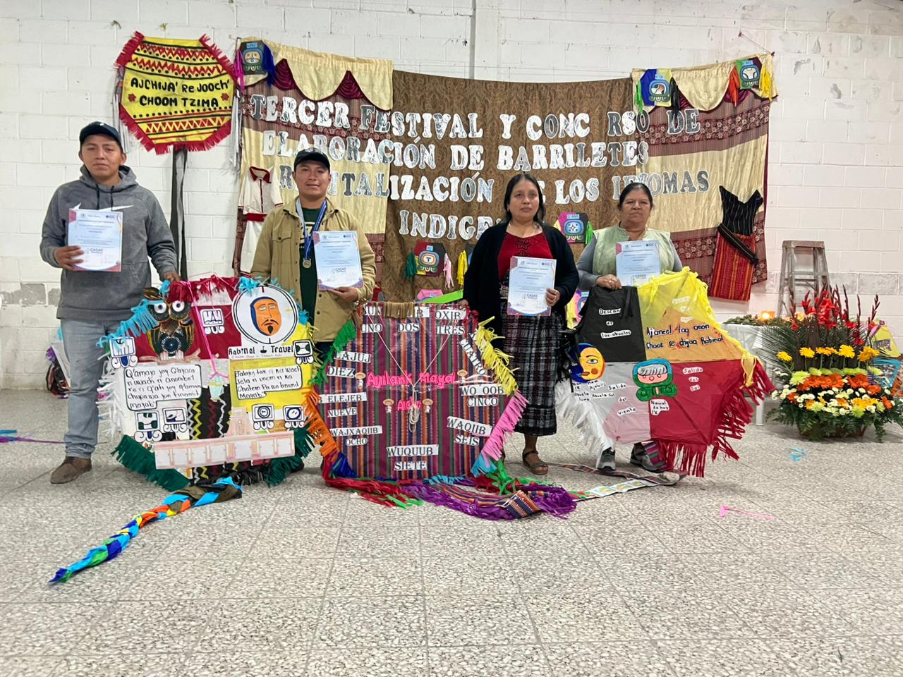 Tercer Festival y Concurso de Elaboración de Barriletes “Revitalización de los Idiomas Indígenas”