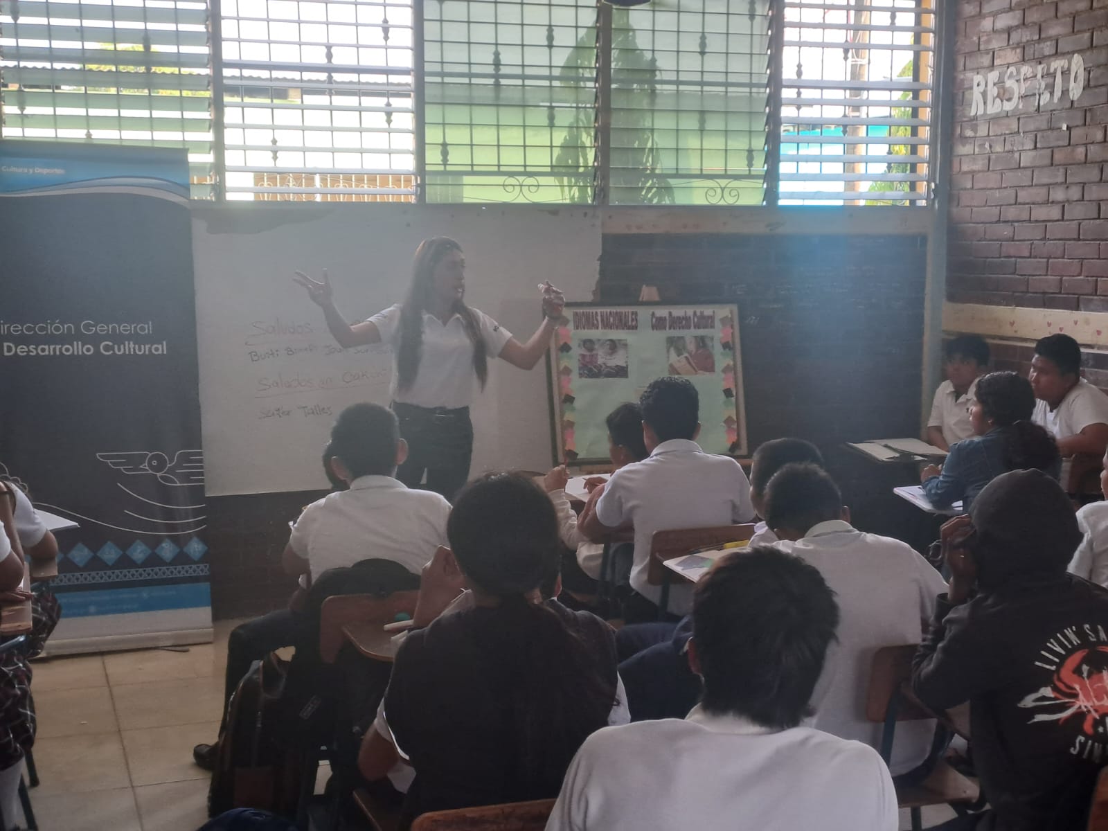 Idiomas Nacionales Como Derecho Cultural sensibiliza a estudiantes en El Jícaro