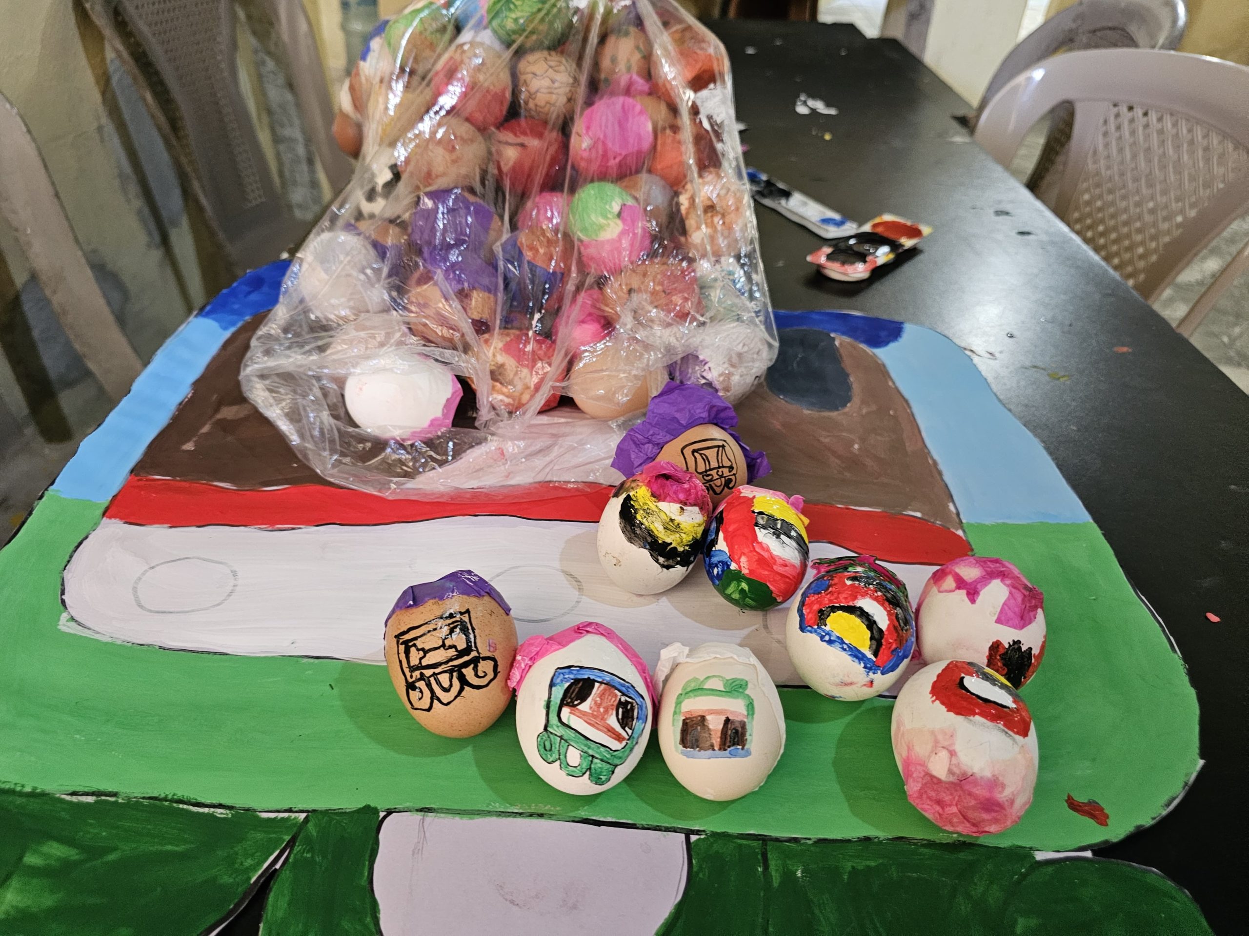 Representación Artística de los Nahuales en Melchor de Mencos, Petén