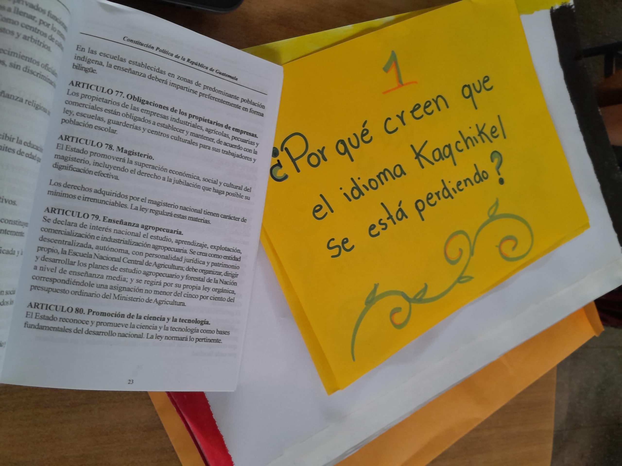 Tecpán, Chimaltenango Aborda Retos y Desafíos en la Preservación del Idioma Kaqchikel