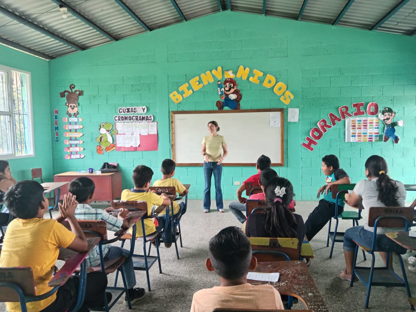 Taller sobre el Alfabeto Maya K’iche’ para Estudiantes de Primaria